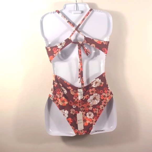 Cupshe Olivia Floral One-piece Swimsuit Size Small NWTG - Picture 10 of 15